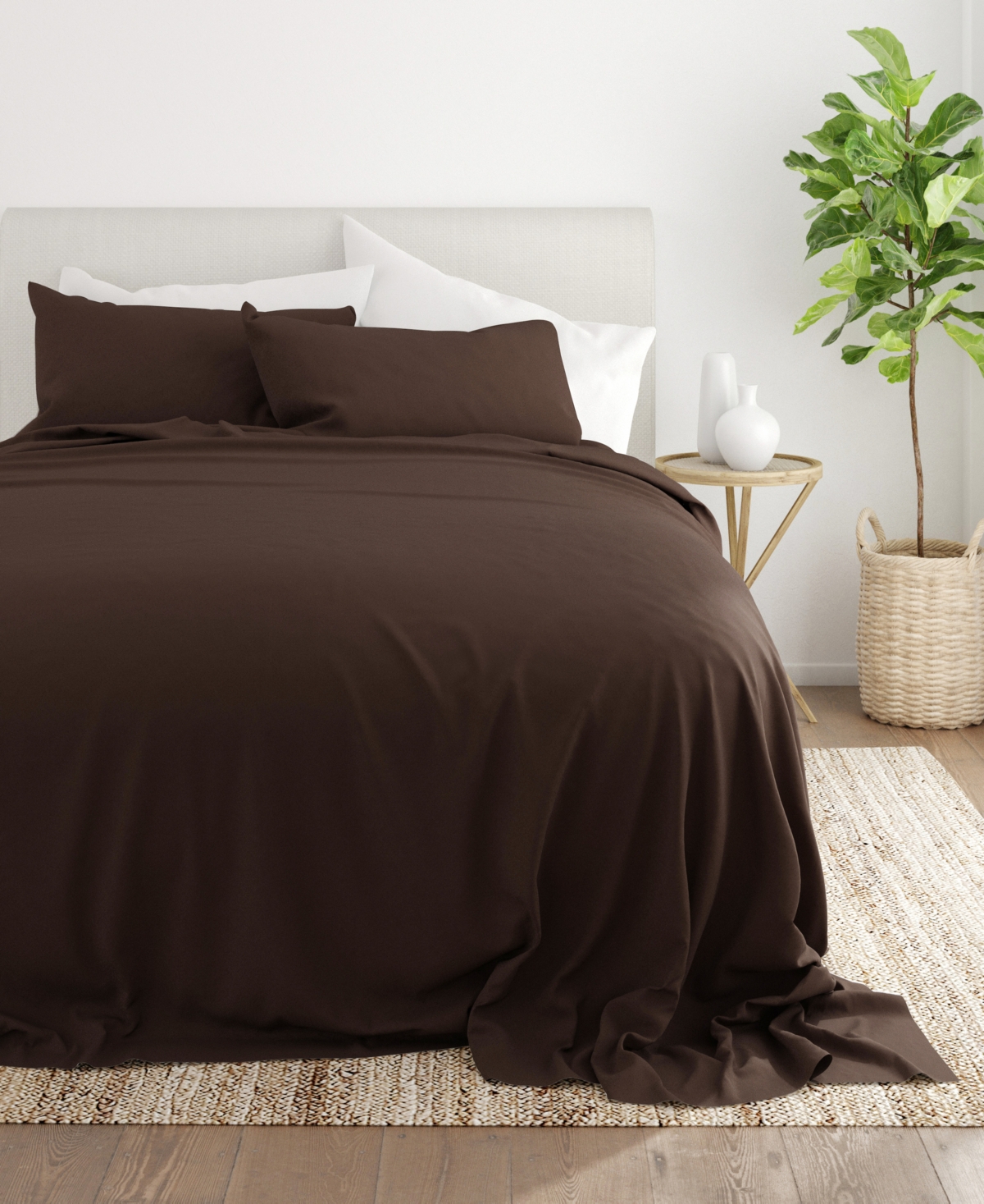 Style Simplified by The Home Collection 3 Piece Bed Sheet Set, Xl