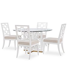 Chelsea 5pc Round Dining Set (Table & 4 Side Chairs)