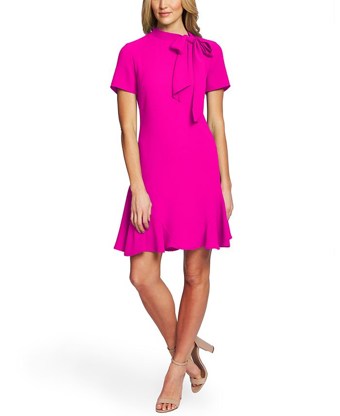Cece a line bow dress top