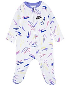 Baby Girls Footed Coverall