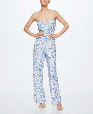 mango floral jumpsuit