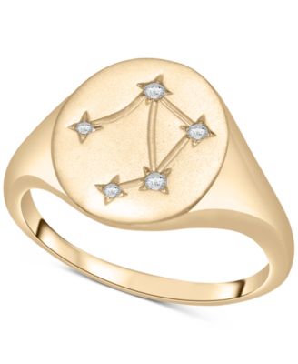 libra constellation ring