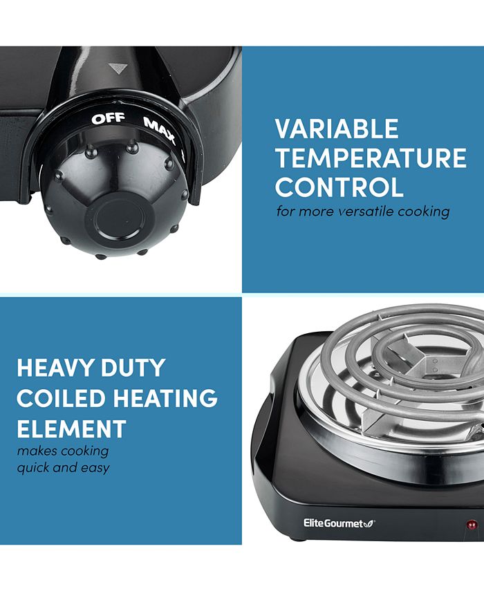 Elite Gourmet SingleCoiled Electric Burner Hot Plate Macy's