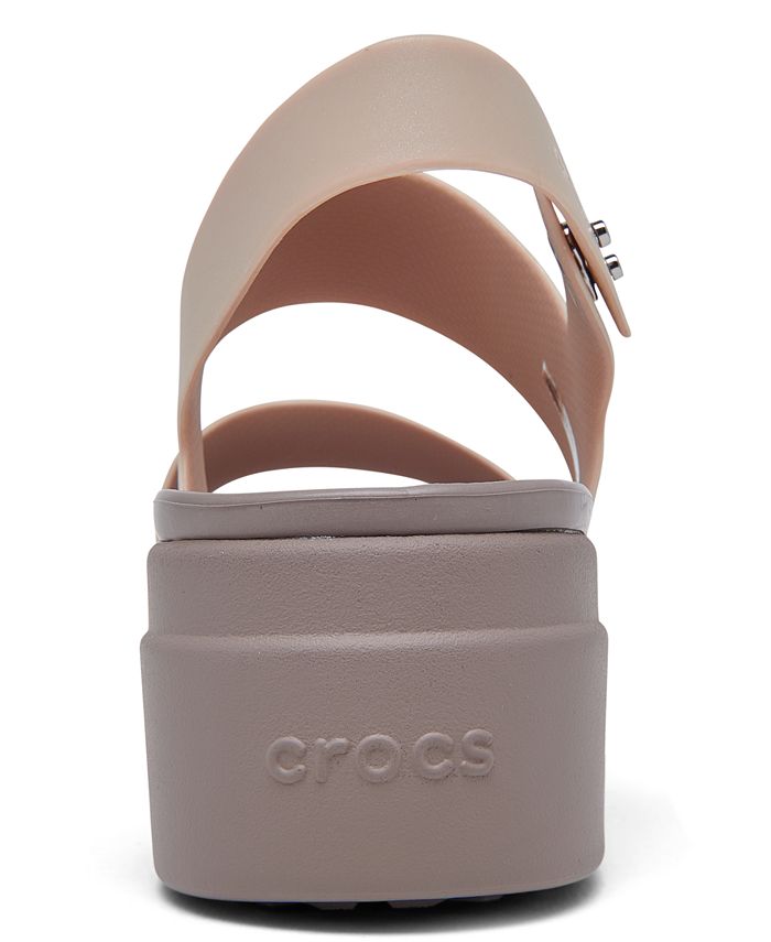 crocs brooklyn metallic