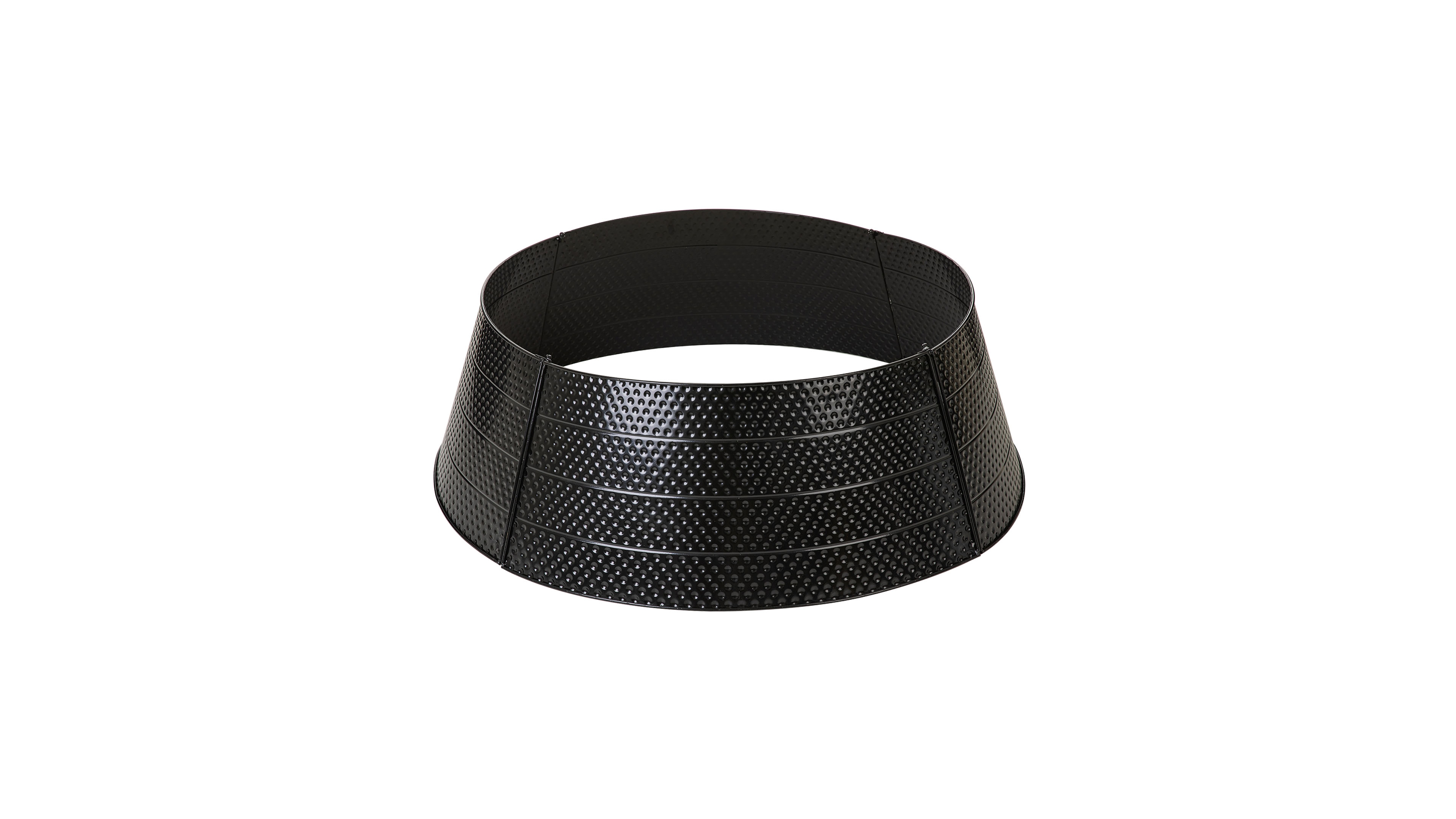 Glitzhome 40.5" Christmas Hammered Metal Tree Collar