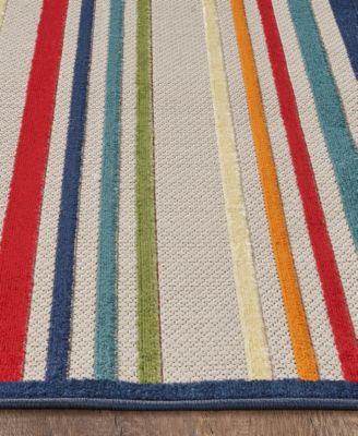 Calla 6927 6'7" x 9' Outdoor Area Rug