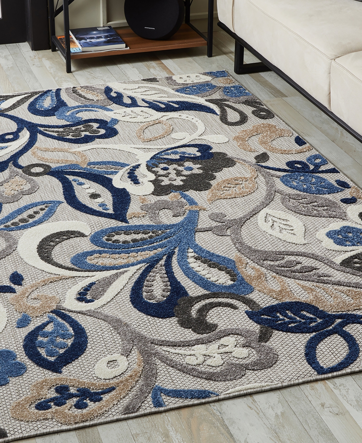 Kas Calla 6922 Outdoor Area Rug - Blue