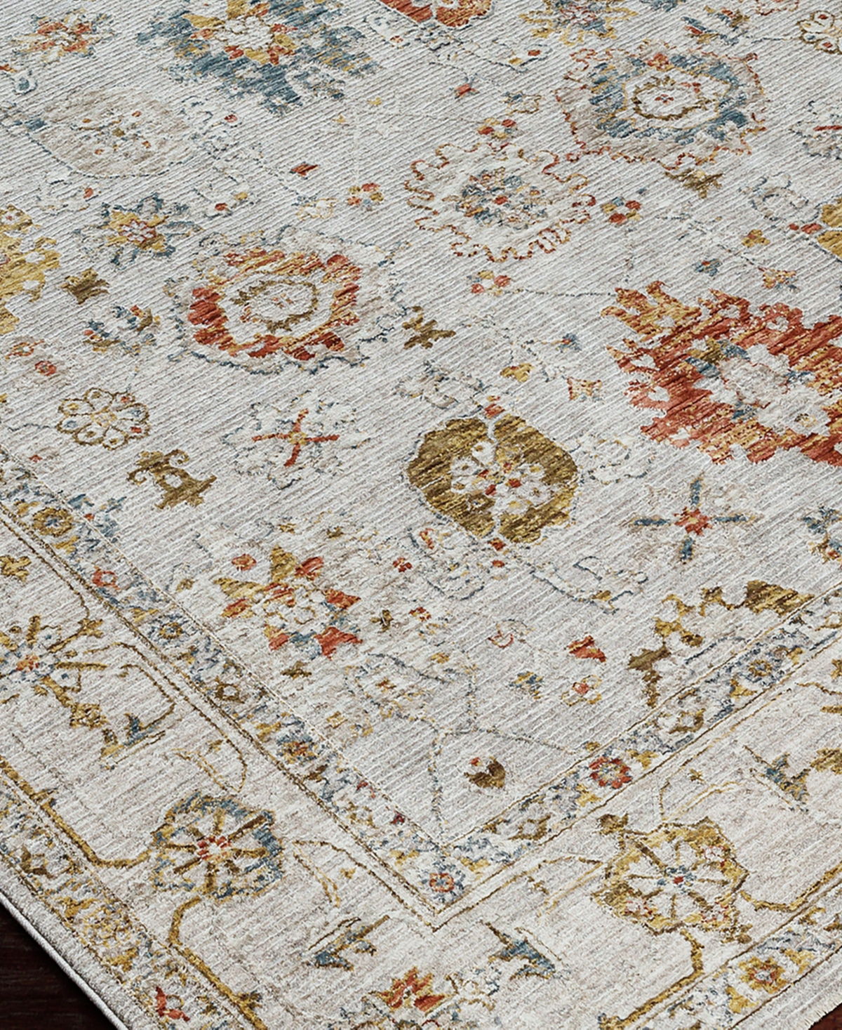 Surya Reina Ren-2307 Area Rug - Silver-Tone