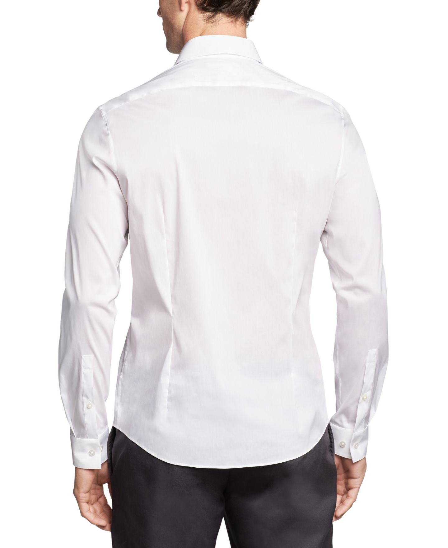 Мужская рубашка Calvin Klein Extra Slim Fit со стрейчем, цвет: Белый — фото 4