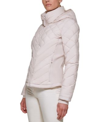 Womens Side-Panel Hooded Packable Puffer Coat, Created for Macys