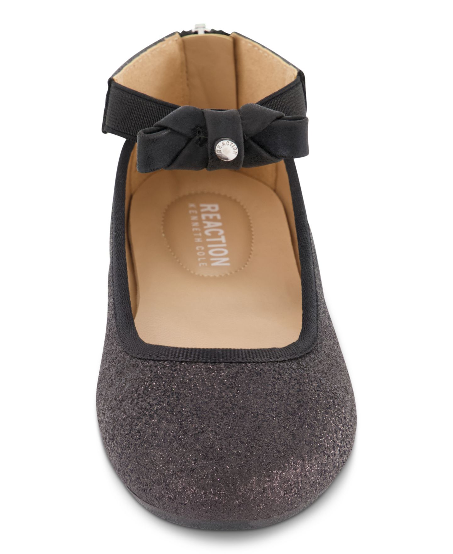 Балетки Kenneth Cole New York Bow Ballet Flats для девочек, цвет: Чёрный — фото 6