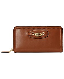 Smooth Leather Continental Wallet