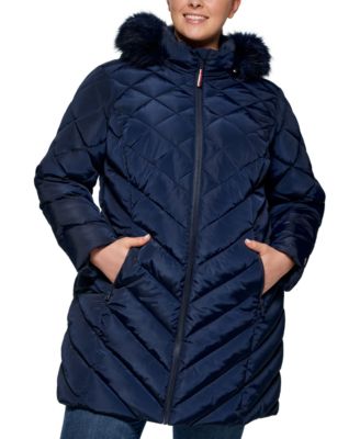 Women's Plus Size Puffer Coats - Macy's