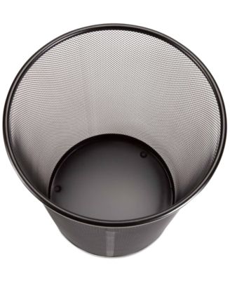 2-Pk. 6-Gallon Round Mesh Trash Can Recycling Bins