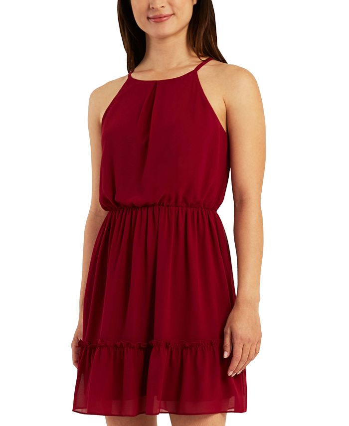 BCX Juniors' HighNeck ALine Dress Macy's