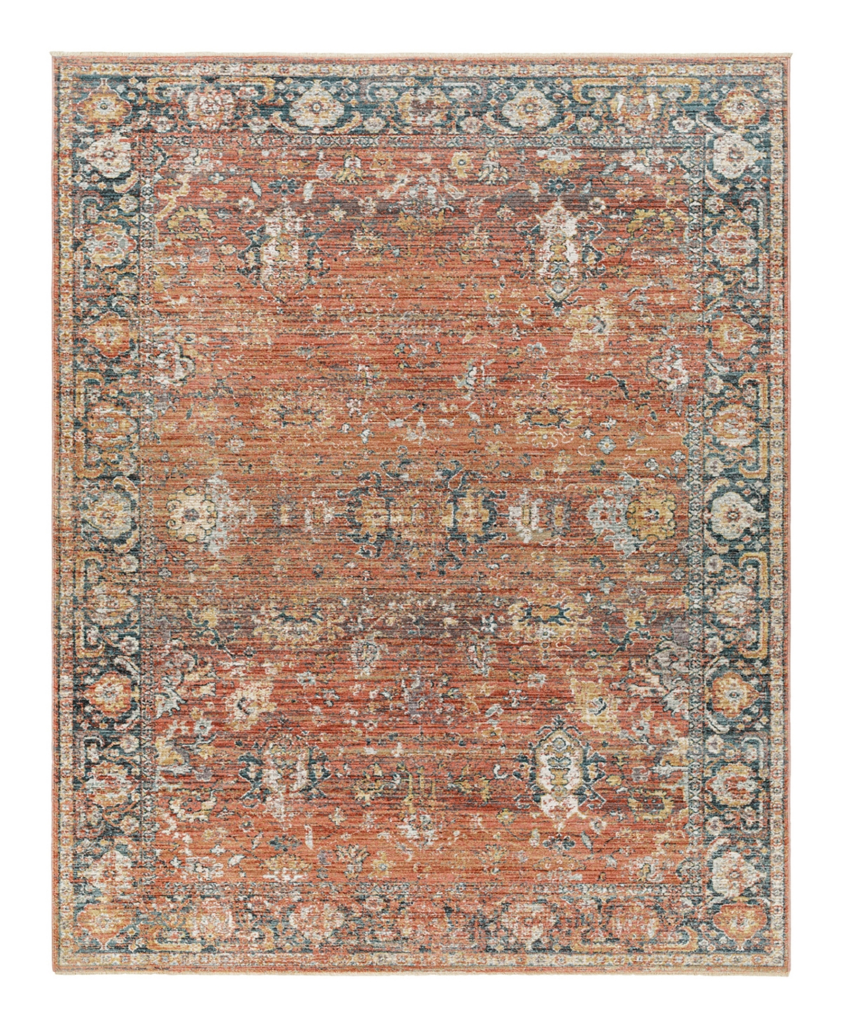 Surya Carlisle Csi-2315 5'3in x 7'9in Area Rug - Orange