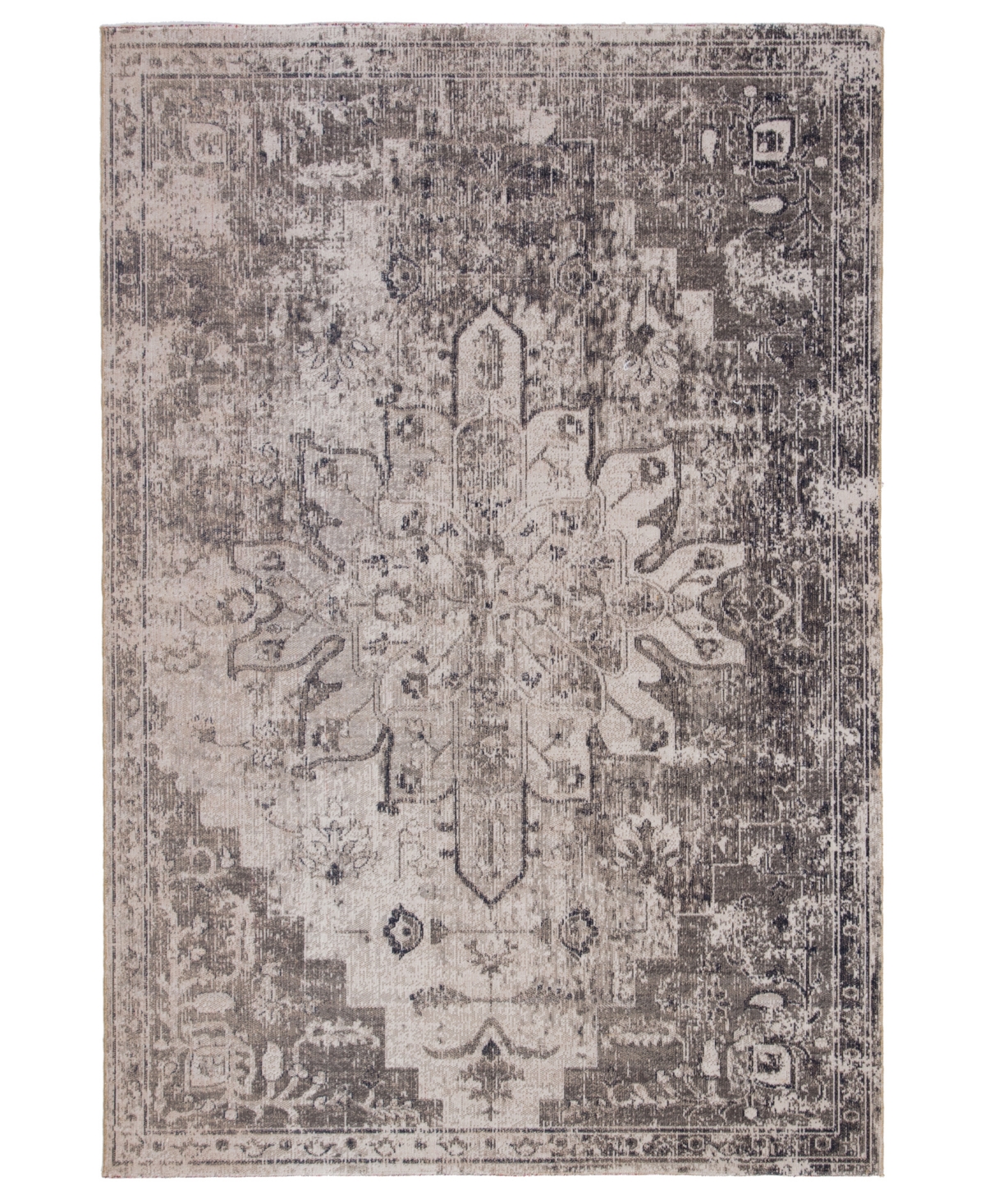 Jaipur Living Polaris POL07 7'6in x 9'6in Outdoor Area Rug - Gray