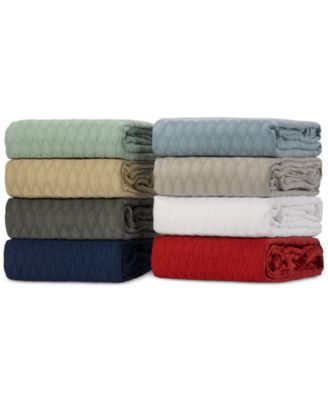 Lauren Ralph Lauren Classic 100 Cotton Blankets Bedding In Taupe