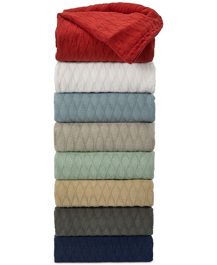 Lauren Ralph Lauren Classic 100 Cotton Blanket, Twin Macy's