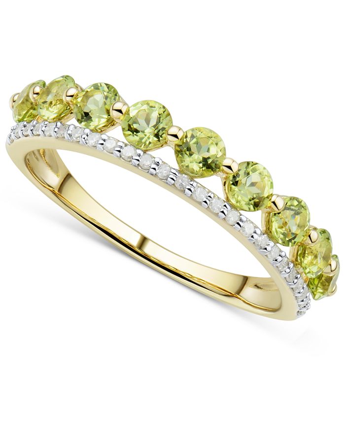 Macy's cheap peridot rings