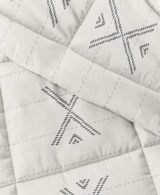 Urban Stitch Patterned Comforter Set, Full/Queen