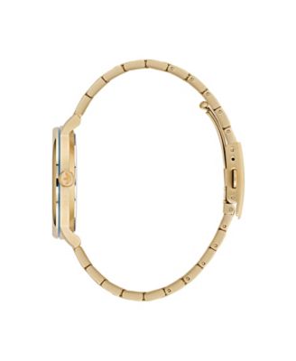 Unisex Three Hand Code One Gold-Tone Stainless Steel Bracelet Watch 38mm
