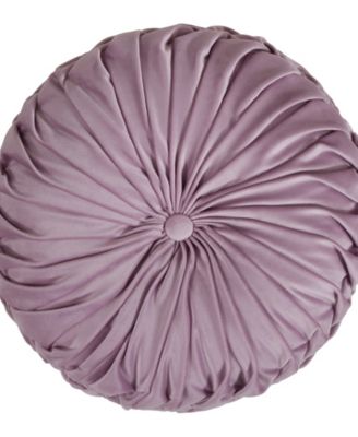 Velvet Pintuck Decorative Pillow, 14" x 14"