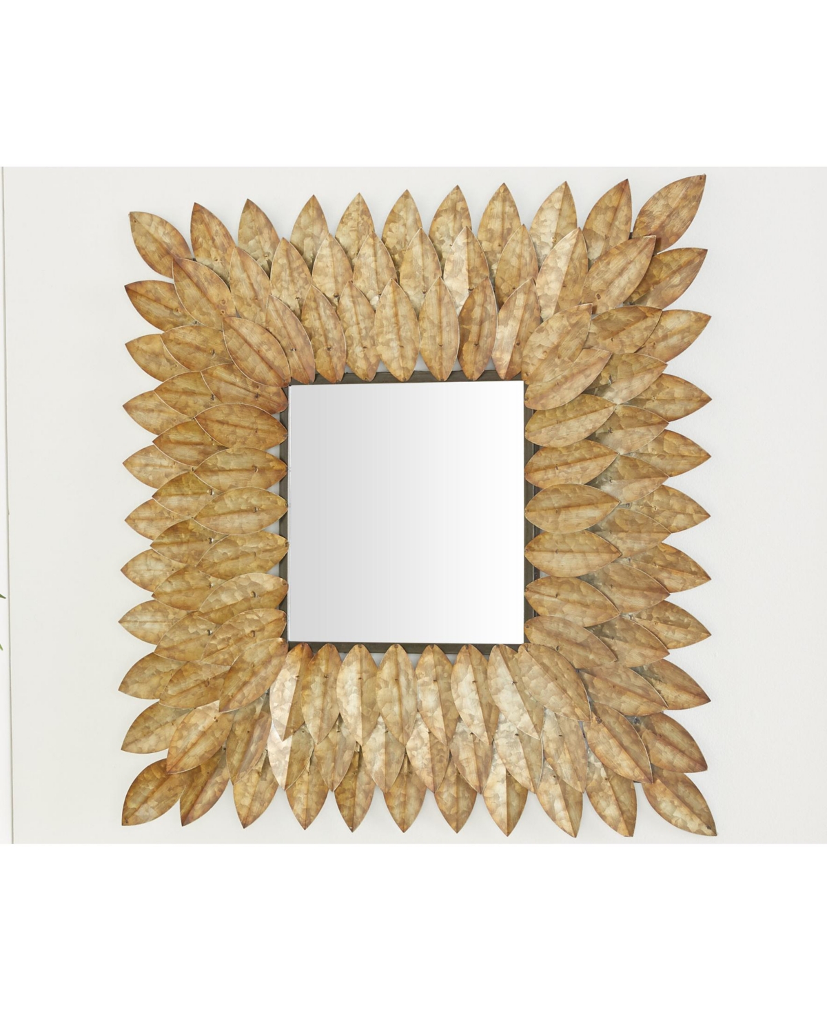 Rustic Metal Wall Mirror, 30