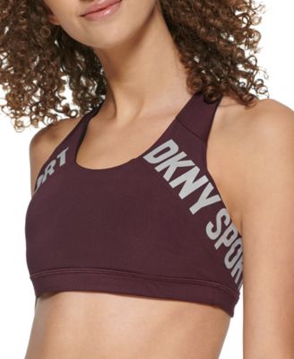 DKNY - Reflective Logo Low Impact Sports Bra