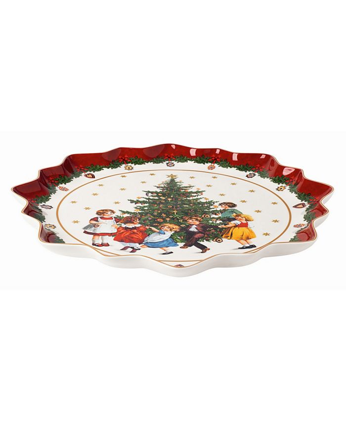 Taartschaal Villeroy & Boch Toy's Delight Wit (39 x 16 cm) | Stijlvol in Huis