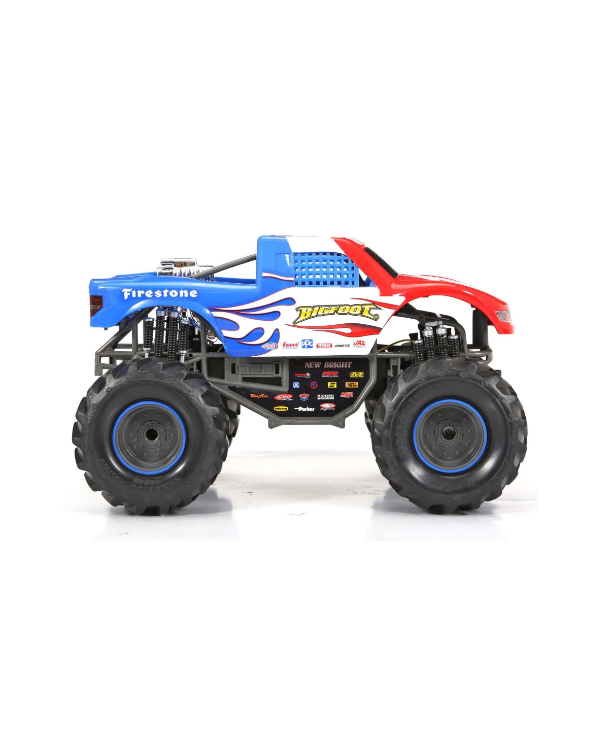 New Bright Kids' 1:15 Remote Control Big Foot Battery Operated Monster Truck In Multi