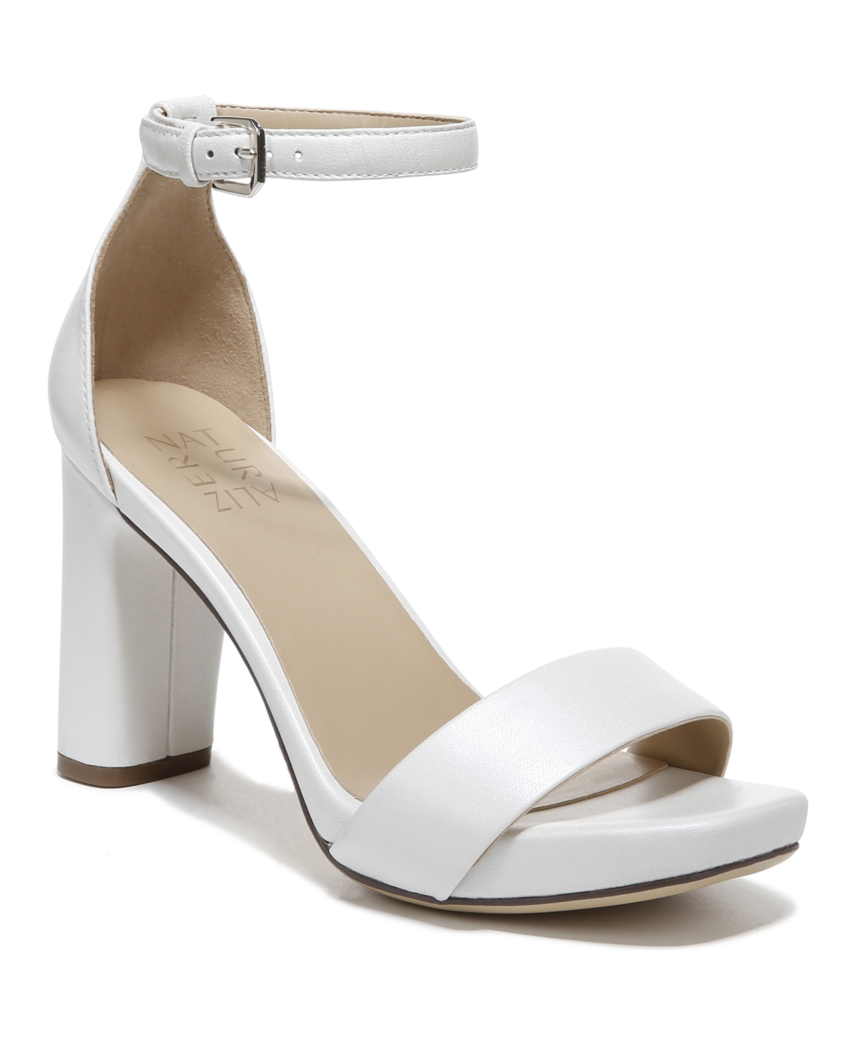 Naturalizer Joy Square Toe Ankle Strap Dress Sandals