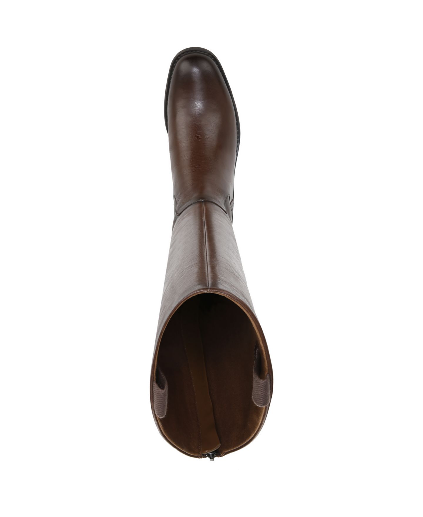 Женские ботинки Franco Sarto Meyer Wide Calf Knee High Riding, цвет: Тёмный коричневый кожаный — фото 4
