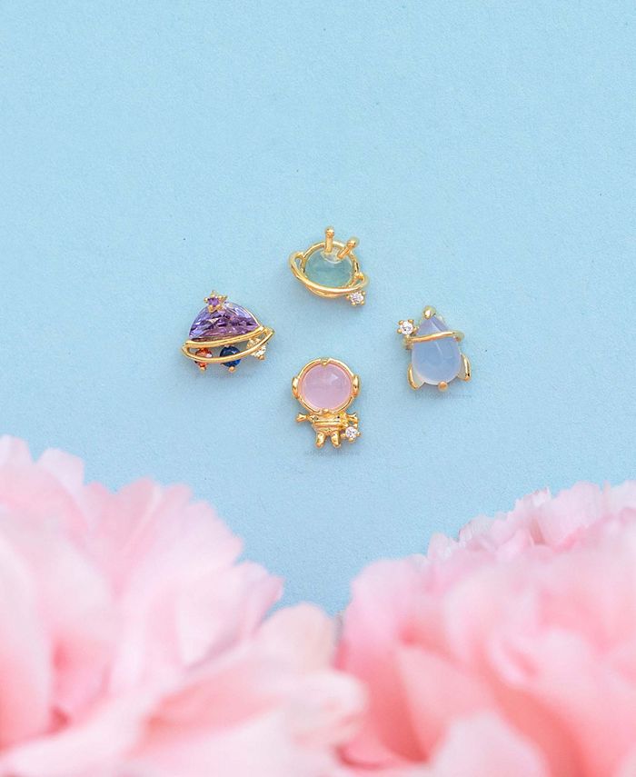 Girls Crew Blast Off Stud Earrings Set Macy's