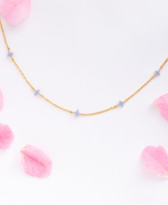 Blue Blossom Love Necklace