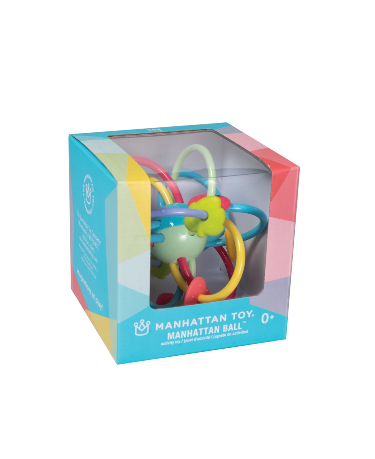 Shop Manhattan Toy Company Manhattan Ball Rattle And Sensory Teether Toy Boxed In Multicolor