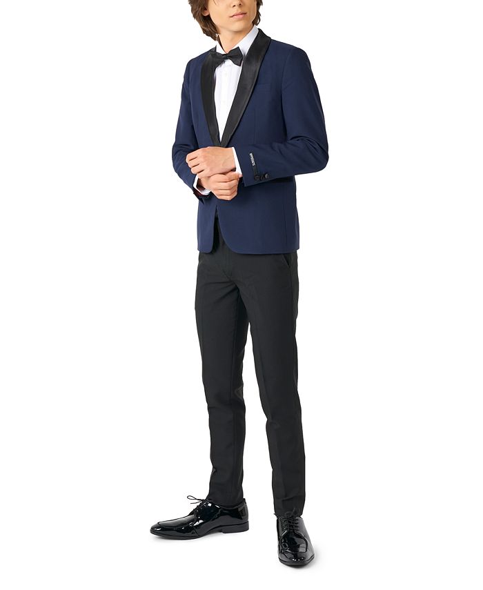 Big Boys Midnight Tuxedo Suit 3 Piece Set