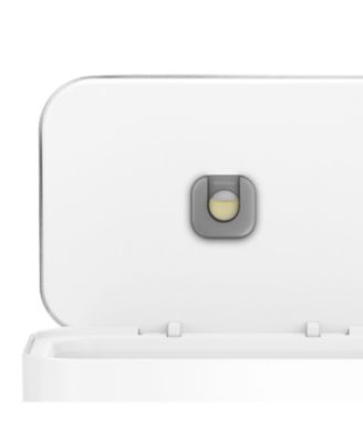 45 Liter Rectangular Liner Rim Steel Kitchen Trash Can with Liner Pocket