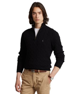 폴로 랄프로렌 Polo Ralph Lauren Mens Cable-Knit Wool-Cashmere Sweater