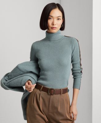 Lauren Ralph Lauren Faux-Leather-Trim 