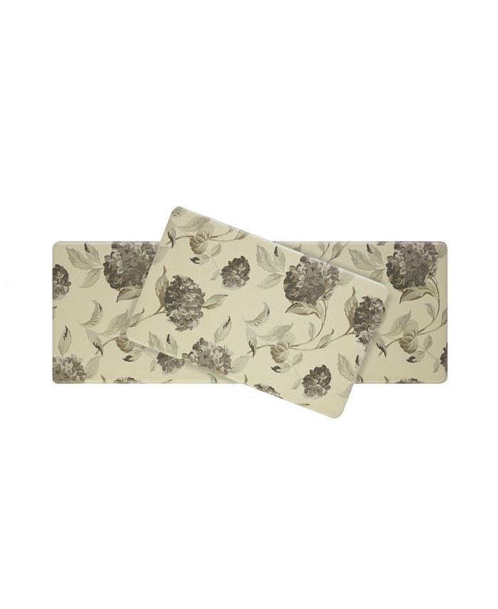 Laura Ashley Hydrangea Wellness Mats, Set of 2 Macy's