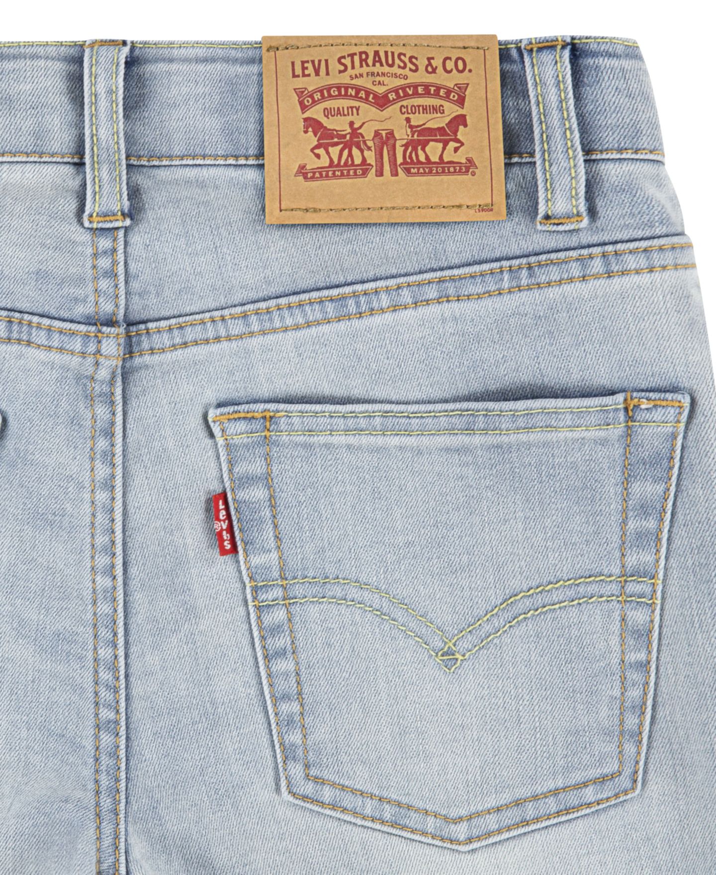 Джинсы Levi's 510™ Skinny-Fit Stretch Performance для мальчиков, цвет: Bauhaus Blues — фото 5