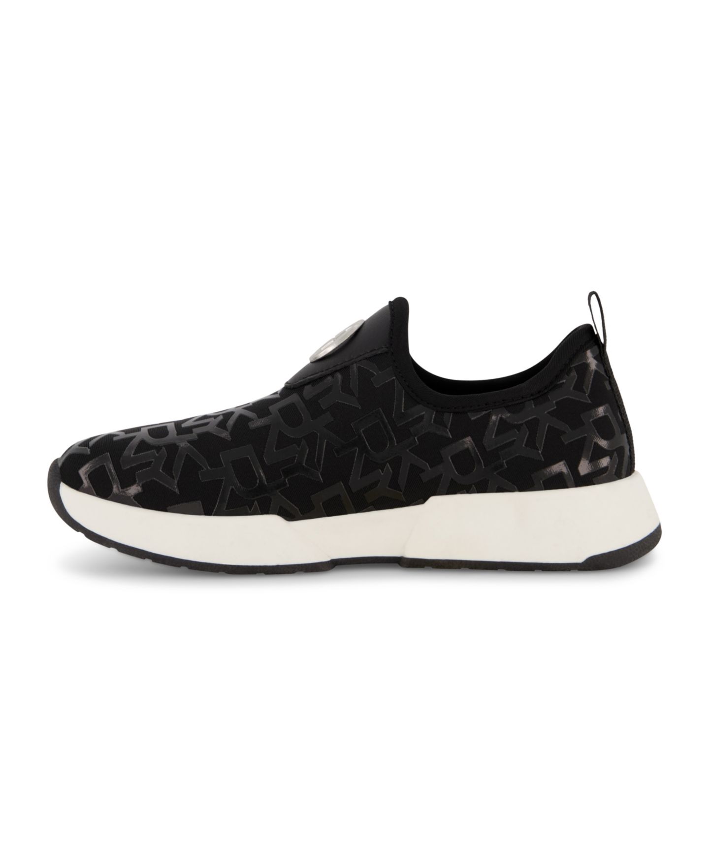 Кроссовки DKNY Lightweight Slip On All Over Logo Sneakers для девочек, цвет: Чёрный — фото 7