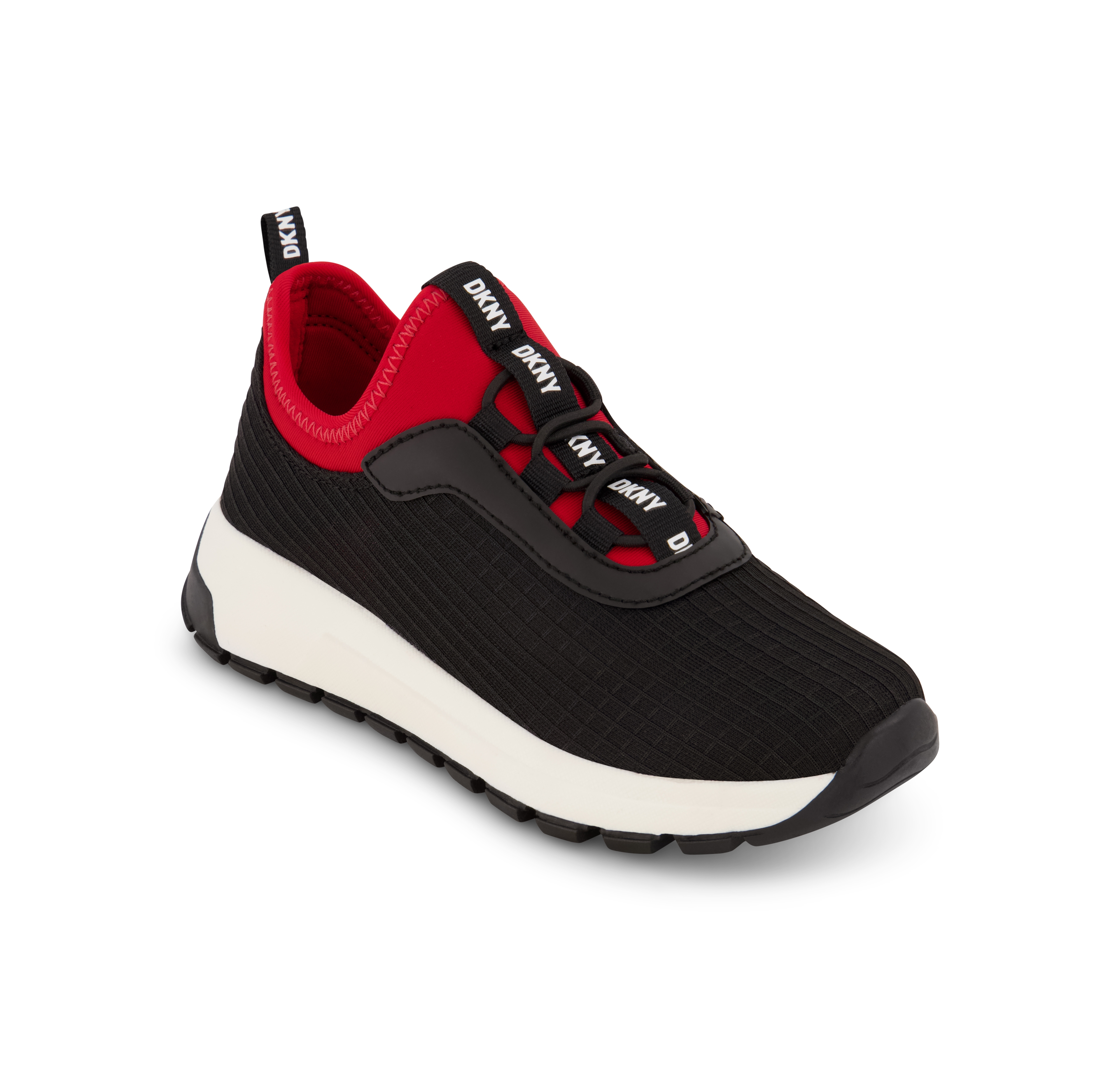 Dkny Little Boys Dillan Lightweight Elastic Lace Up Sneakers