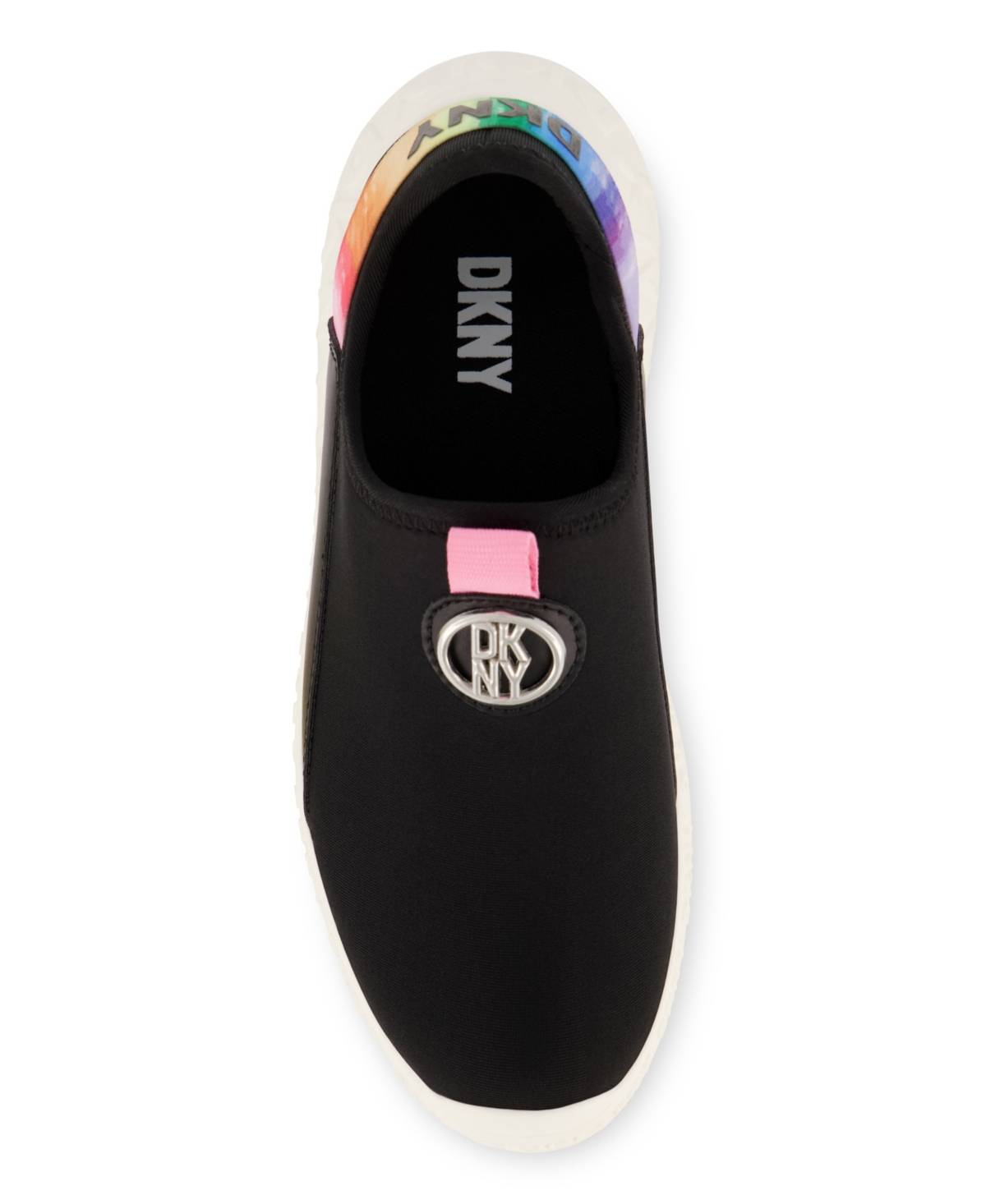 Dkny Little Girls Slip On Logo Sneakers