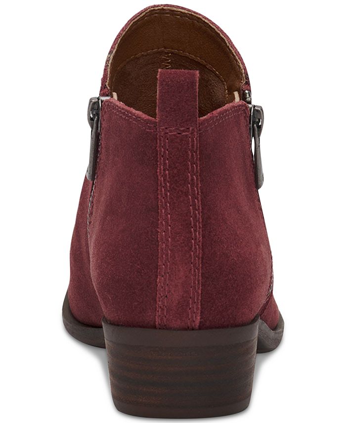 Lucky Brand Womens Basel Leather Booties And Reviews Booties Shoes