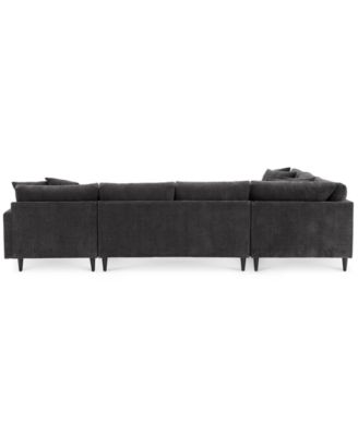 CLOSEOUT! Mariyah Fabric 4-Pc. Sectional with Chaise, Created for Macy's