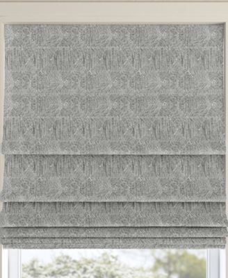 Talmage Tonal Geometric 100% Blackout Cordless Roman Shade