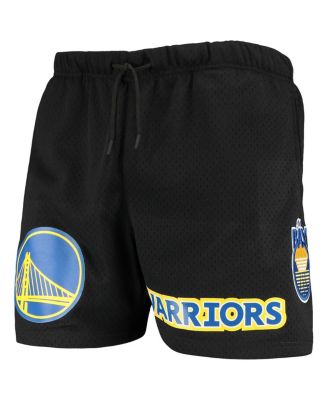 Men's Black Golden State Warriors Mesh Capsule Shorts