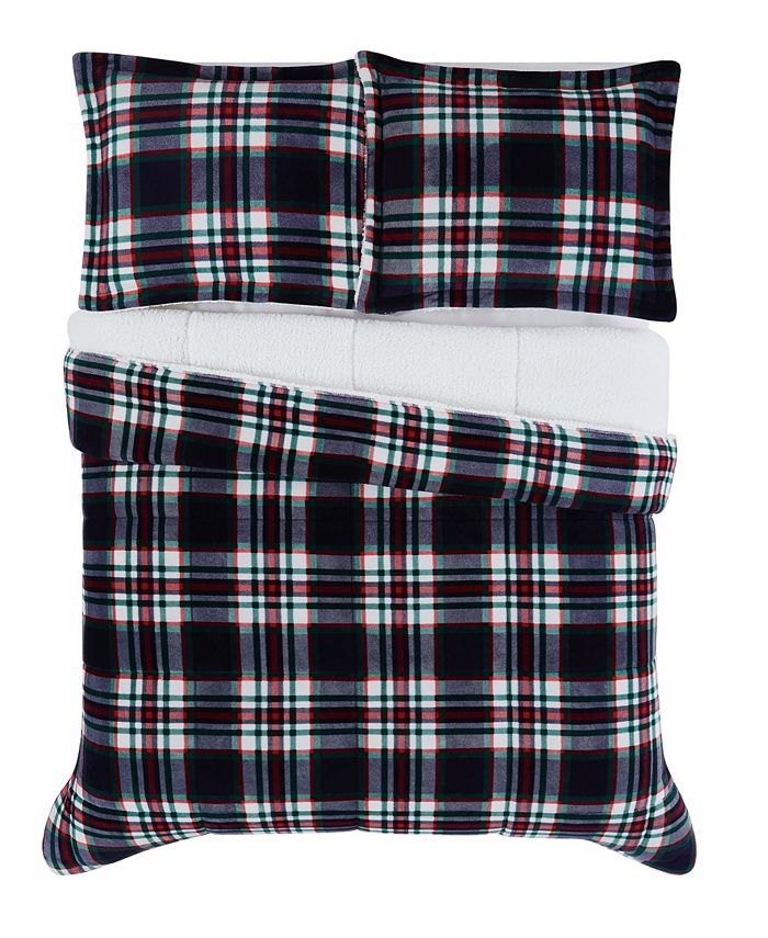 London Fog Benji Plaid 2 Piece Comforter Set, Twin/Twin XL Macy's